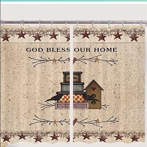 Faith Family Country Window Panels